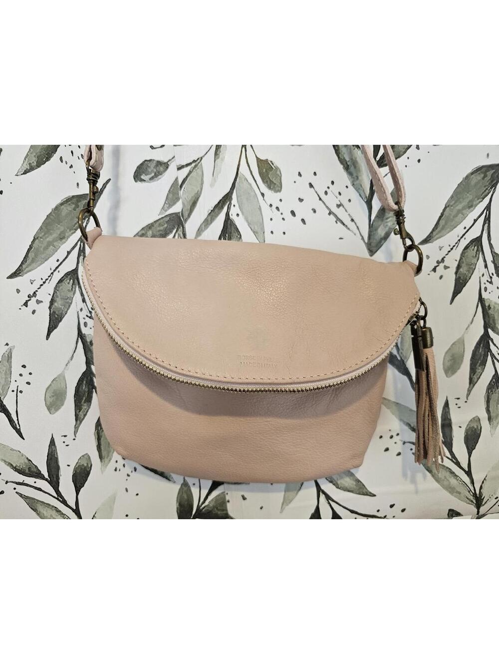 Borse in Pelle Purse Pink Womens Leather Made in Italy